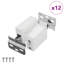 Vidaxl Cabinet Hanging Bracket White Iron And Plastic Wall Hanger Plate Mount