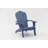 Allurine 32" W HIPS Plastic Weather Resistant Adirondack Chair with Cup Holder-668492128