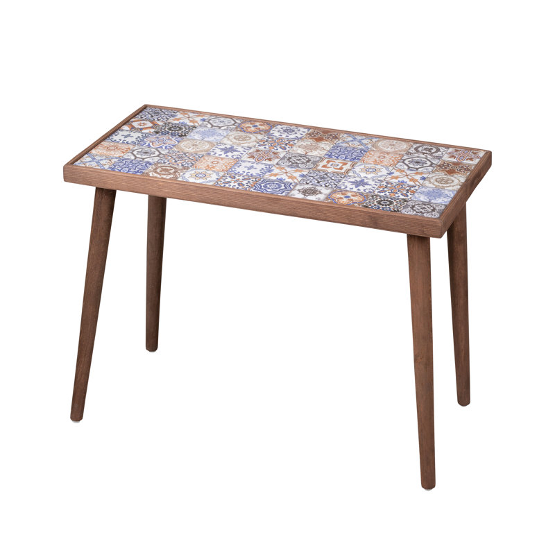 Table basse fabriquée à la main Erast, Noir