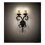 Applique murale en acier Penhook