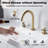Modern 8 In. Widespread Double Handle Bathroom Faucet 3-Holes Water-Saving With Drain Kit -116078808