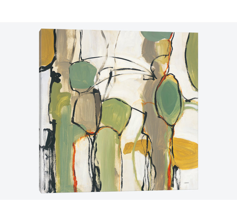 « connected ii », impression sur toile, H 12 po x l 12 po x P 1,5 po, Pas de tapis, Toile tendue