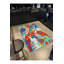 Tapis décoratif multicolore à motif de perroquet camouflage-776050793