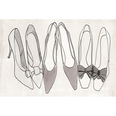 Heels For Days II by Annie Warren - Wrapped Canvas Painting