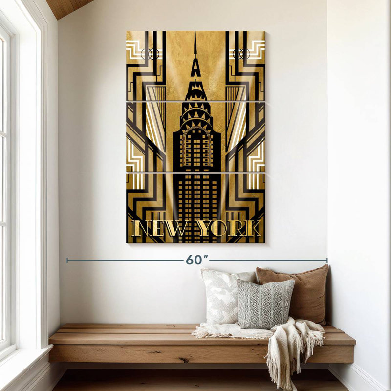 NY Deco, H 50 po x l 32 po