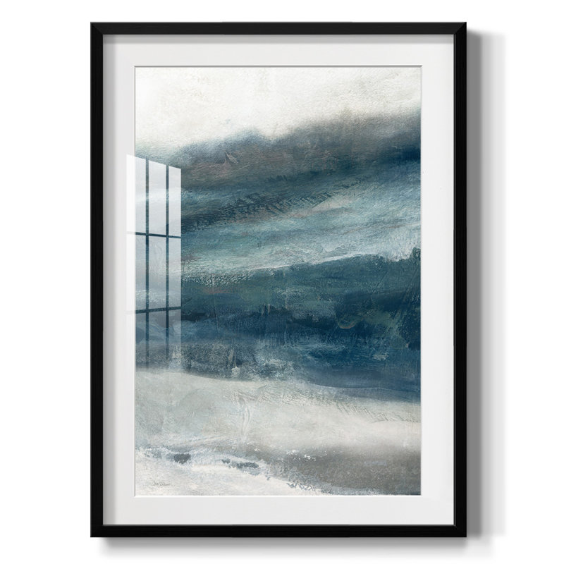 Private Inlet II -Framed Print, 28.5" H x 20.5" W, Black