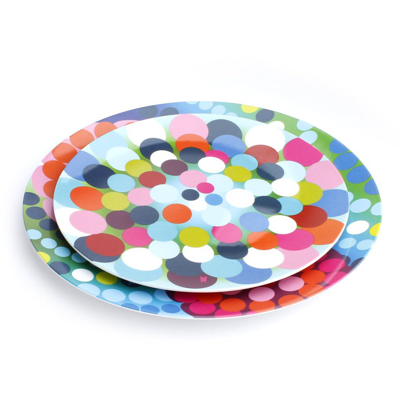 Bindi 4-Piece 9" Melamine Salad Plate Set