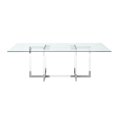Bemnet Glass Top Dining Table