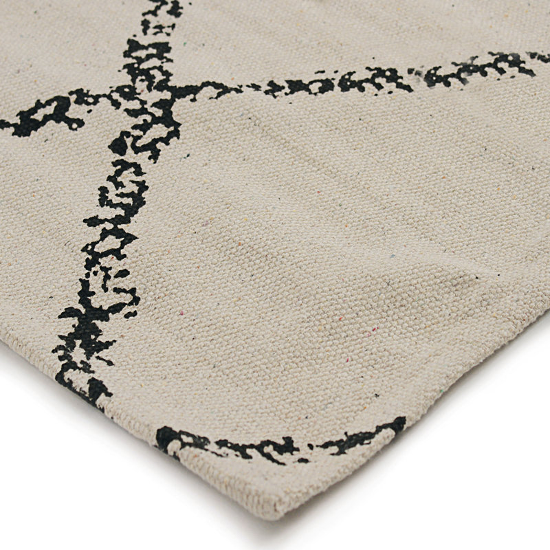 Kathline Geometric Hand Woven Area Rug, Rectangle 190 x 290cm