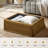 Lessman Farmhouse 30'' W Upholstered Slipcover Ottoman with Storage and Flip-Top Tray-275481594