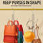 1 porte-sac de rangement pour porte-sac suspendu