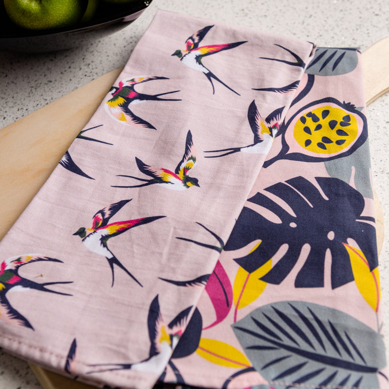 Guatemala Cotton Floral Jacquard Tea Towel Kitchen Towel