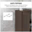 Armoire de rangement à tablettes mobiles de style moderne avec portes à fermeture douce pour une organisation polyvalente