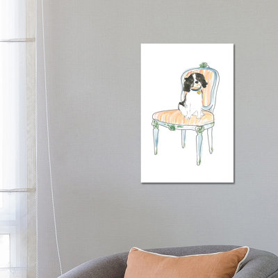 Petite Chien I by June Erica Vess - Wrapped Canvas Gallery-Wrapped Canvas Giclée