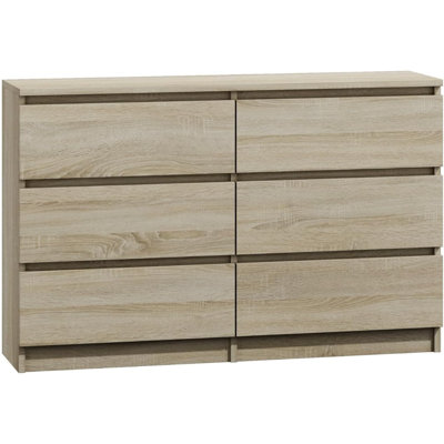 120cm W 6 - Drawer Chest of Drawers