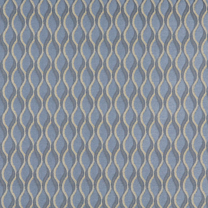 Tissu rayé ondulé, Bleu