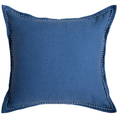 Textured Cotton Throw Pillow