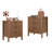 27.56" Tall 3-Drawer Nightstand (set Of 2)-628540947