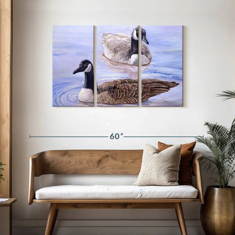 Geese, 28" H x 45" W