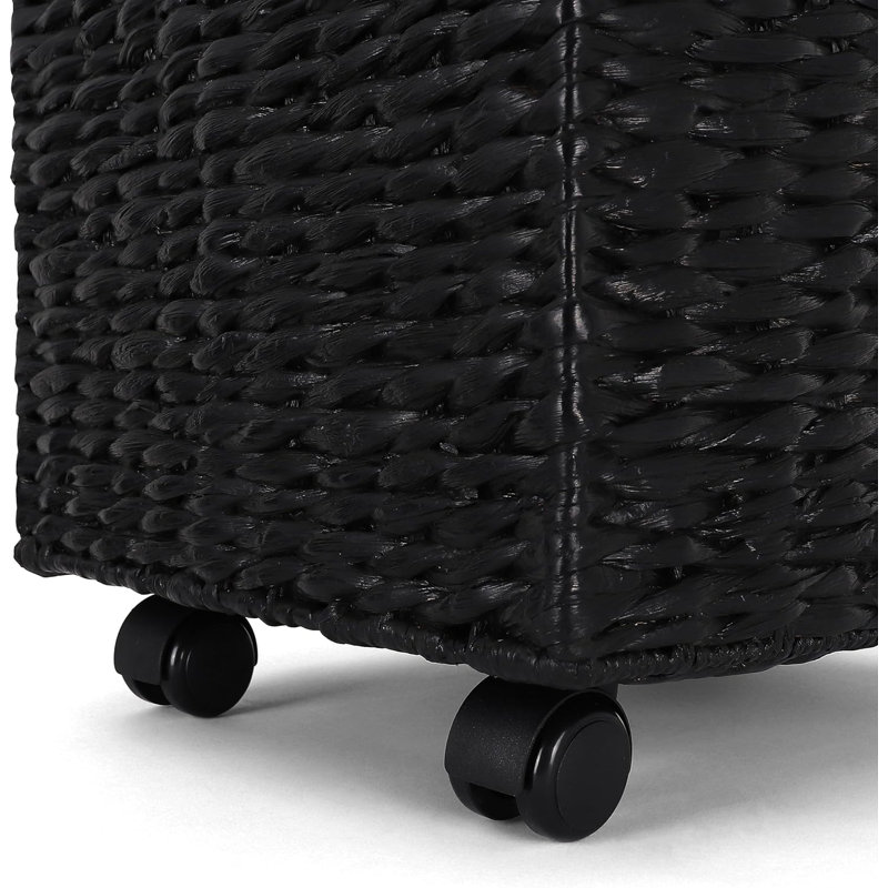 17.5'' Wide Mobile File Cabinet, Black
