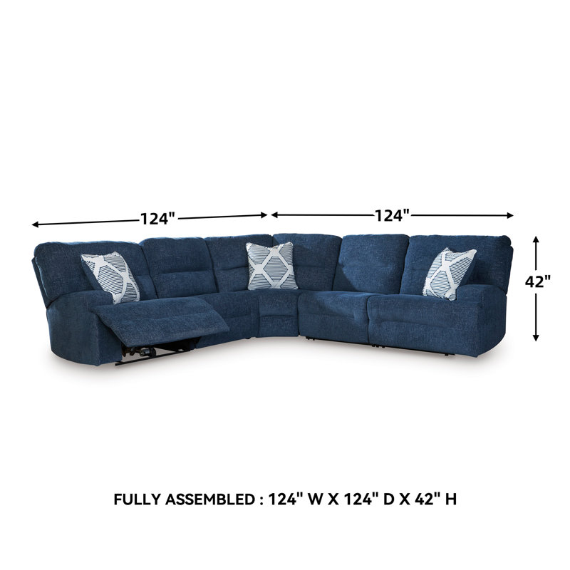 Acklen 5-Piece Power Reclining Sectional
