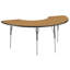 Table d'activité demi-lune 36 "x 72" avec pieds réglables-99075989-122266751