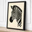 Zebra in Profile Minimalist - Wrapped Canvas-349014752-349014753
