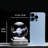 80mm 3D Engraved Saturn Crystal Ball with LED Base, Solar System Glass Sphere Decor.