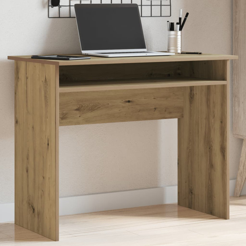 Wabash Computer Desk, Artisan Oak