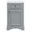 Meuble-lavabo de 20 pouces avec lavabo en céramique, porte à fermeture douce, tablette réglable et support de rangement fixé à la porte - idéal pour les petites salles de bain-314570727