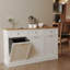 Poubelle en bois manufacturé - 30 gallons-110886365