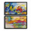 Racing Forms - Ensemble de 2 peintures sur toiles encadrées-2054697843-2054697842