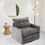 Fauteuil pivotant simple 36 po en chenille-114237955
