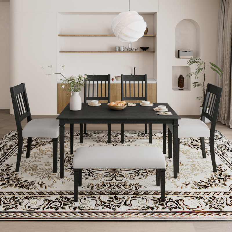 6 - Piece Dining Set, Dovetail Gray