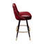 Tabouret de bar pivotant capitonné-117321648