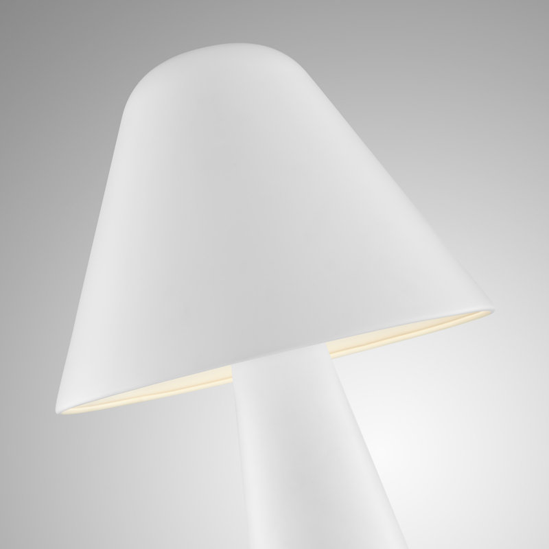 Lampe de table Muga, Blanc, Blanc