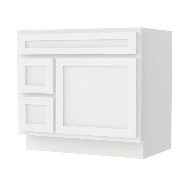 Hibbitts 36" Single Bathroom Vanity Base Only, White