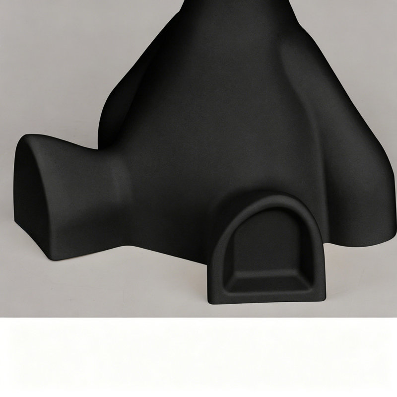 Mini table d'appoint circulaire, Noir, Black, Black