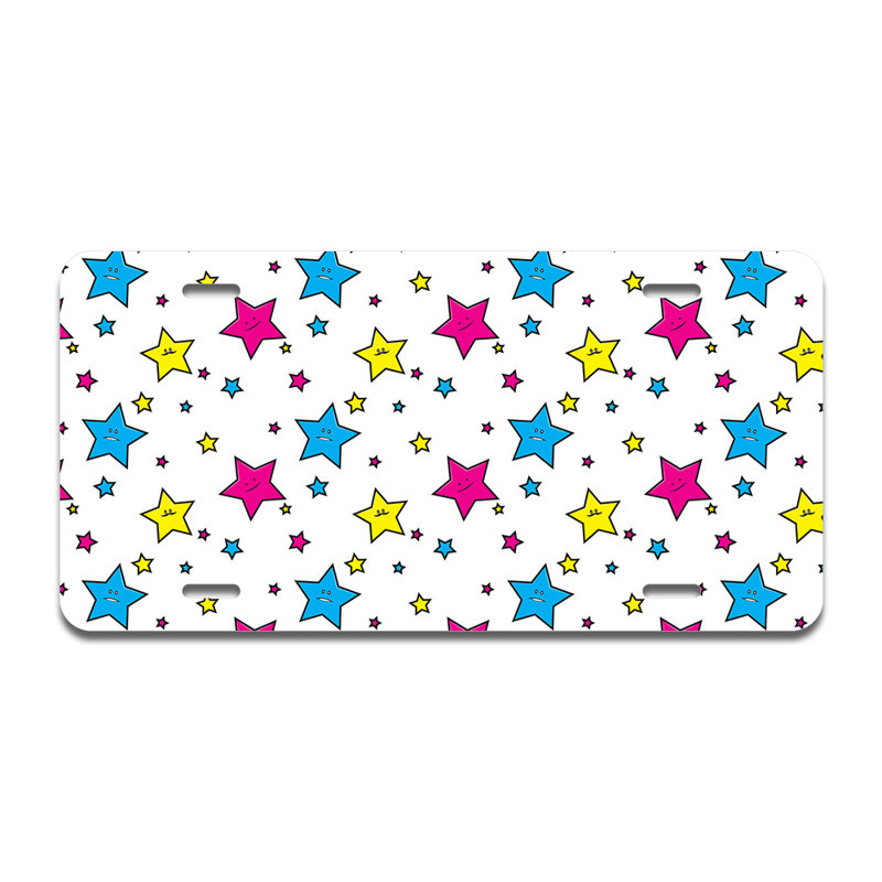 Cadre en aluminium Smiley Stars