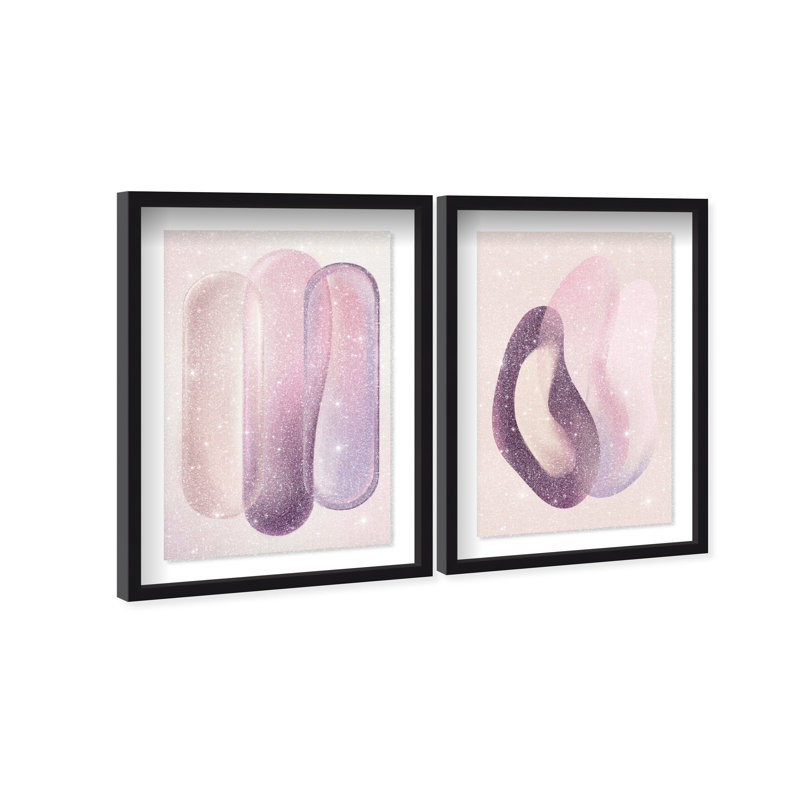 Berry Love Set Set by Oliver Gal, 33"H x 23"W, Black Shadowbox