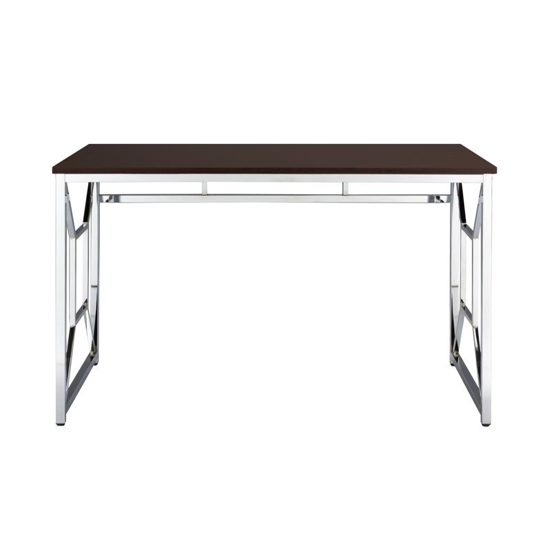 Bureau en MDF / chrome brun