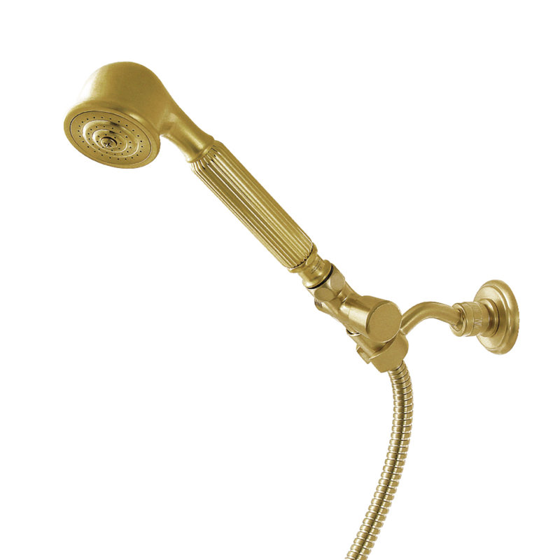 Kingston Brass Restoration Hand Shower Kit, Brushed Brass