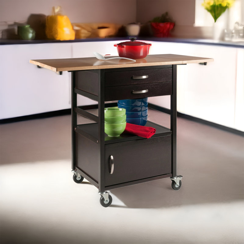 Drop Leaf Kitchen Cart