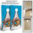 2' X 4' Triangle Heritage Cornhole Board Set With Carry Case