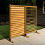H 6,1 pi x l 3,1 pi (1 panneau) paravent autoportant ou à fixation en surface Enclo Solara, clôture d'intimité en bois, écran d'intimité pour balcon, panneau décoratif, améliorez votre patio extérieur, votre porche ou votre terrasse, EC18044