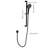 Matte Black Handheld Shower With 59-Inch Hose And 28-Inch Slide Bar, Stainless Steel Construction, Adjustable Head For Ideal Angle, Strong Water Flow, Non-Clogging Nozzles, Rust- Bar Hose, Outlook,
