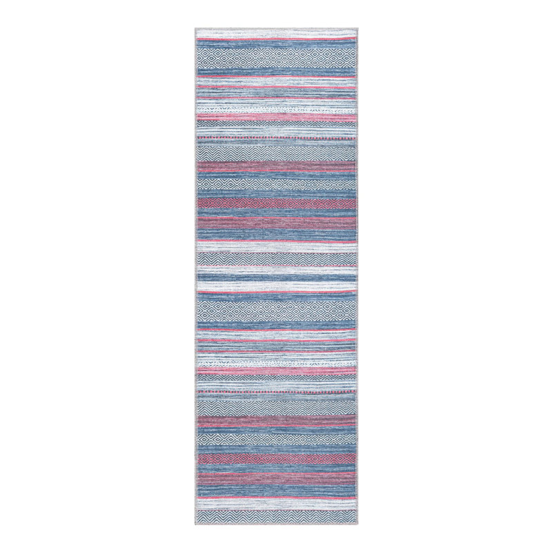 Aaroon Striped Indoor Rug, Runner 2' x 6'