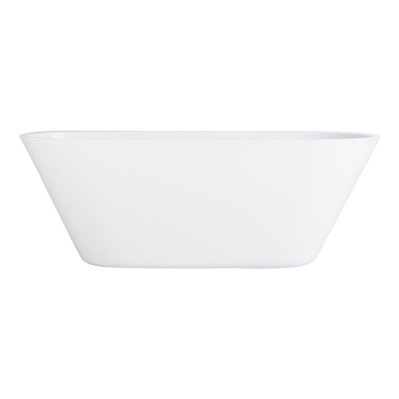 70" Danae Acrylic Freestanding Tub, White