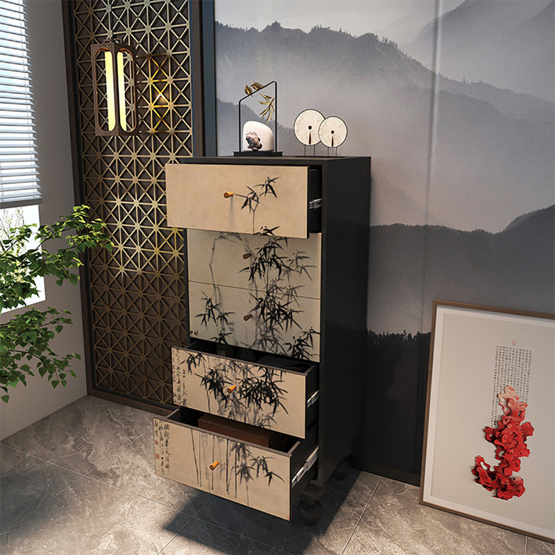 Armoire de rangement rétro multifonctionnelle