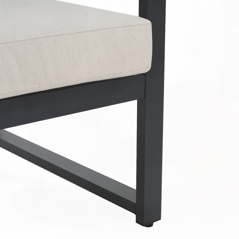 Fauteuil d'extérieur en aluminium pour patio